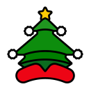 gorro navideño icon