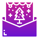 tarjeta de navidad icon