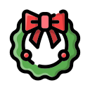 corona de navidad icon