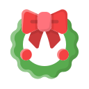 corona de navidad icon