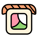 rollo de sushi icon