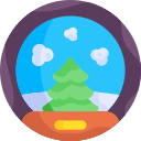 globo de nieve icon