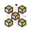 chaîne de blocs icon