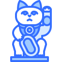 gato chino de la suerte icon