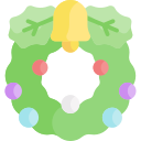 corona de navidad icon