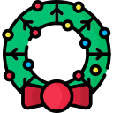 corona de navidad icon