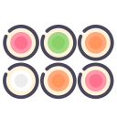 rollo de sushi icon