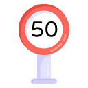 límite de velocidad icon