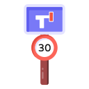 límite de velocidad icon