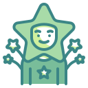 hombre estrella icon