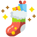 calcetín de navidad icon