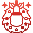 corona de navidad icon