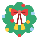 corona de navidad icon