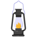 lámpara de kerosene icon