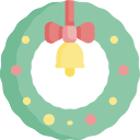 corona de navidad icon