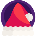 sombrero de santa icon