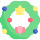 corona de navidad icon