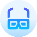 gafas 3d icon