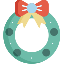 corona de navidad icon