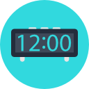 reloj digital icon