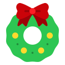 corona de navidad icon