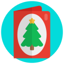 tarjeta de navidad icon