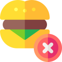 sin comida rapida icon