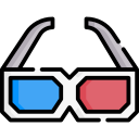 gafas 3d icon