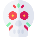 calavera mexicana icon