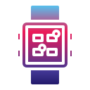 aplicación de reloj inteligente icon