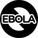 señal de advertencia de Ébola 