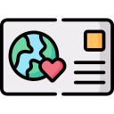 carte postale icon