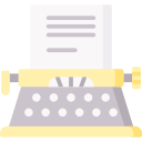 máquina de escribir icon