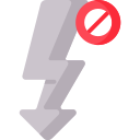 flash apagado icon