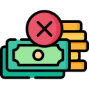 sin dinero icon