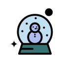 globo de nieve icon