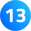 número 13 icon