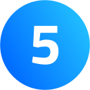 número 5 icon