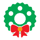 corona de navidad icon