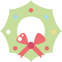 corona de navidad icon