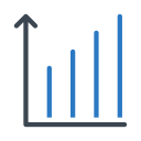 gráfico de linea icon