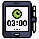 reloj digital icon