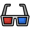 gafas 3d icon