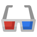 gafas 3d icon