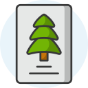 tarjeta de navidad icon