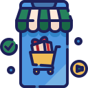 las compras en línea icon