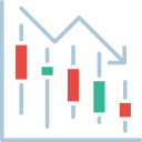 gráfico de velas icon