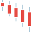 gráfico de velas icon