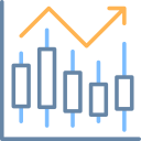 gráfico de velas icon