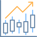 gráfico de velas icon